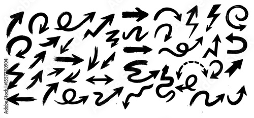Hand-Drawn Arrows Vector Collection