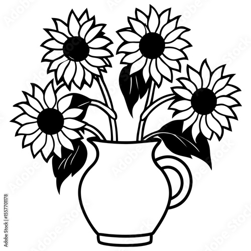  sunflowers-in-a-rustic-vase--farmhouse-style