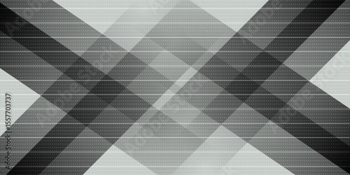 black White background with beautiful abstract pattern, banner design
