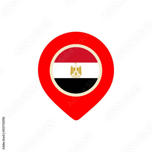 egypt map location flag pin with egyptian national symbol in red for modern sign and pointer icon png Free Download egypt map location flag pin with egyptian national symbol in red for modern sign and pointer icon png - GFXLoad