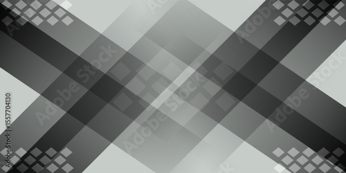 black White background with beautiful abstract pattern, banner design