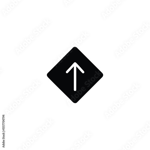 Solid High Priority Up Arrow Icon