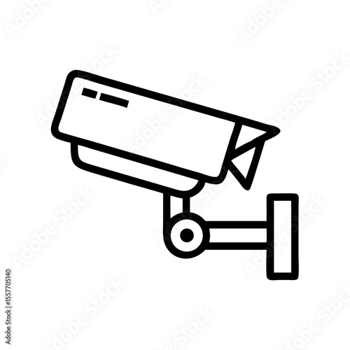 CCTV Security Camera Icon Surveillance System Vector Illustration