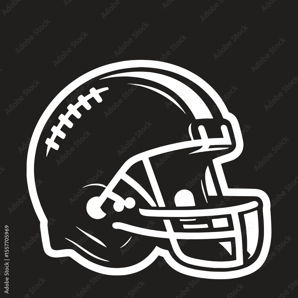 Fototapeta premium American Football Helmet