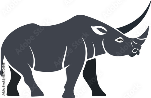 rhino vector illustration