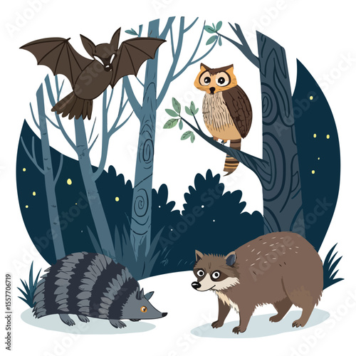 owl in the woods