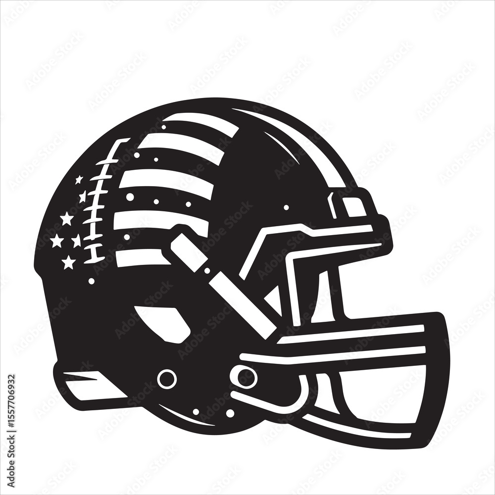 Fototapeta premium American Football Helmet