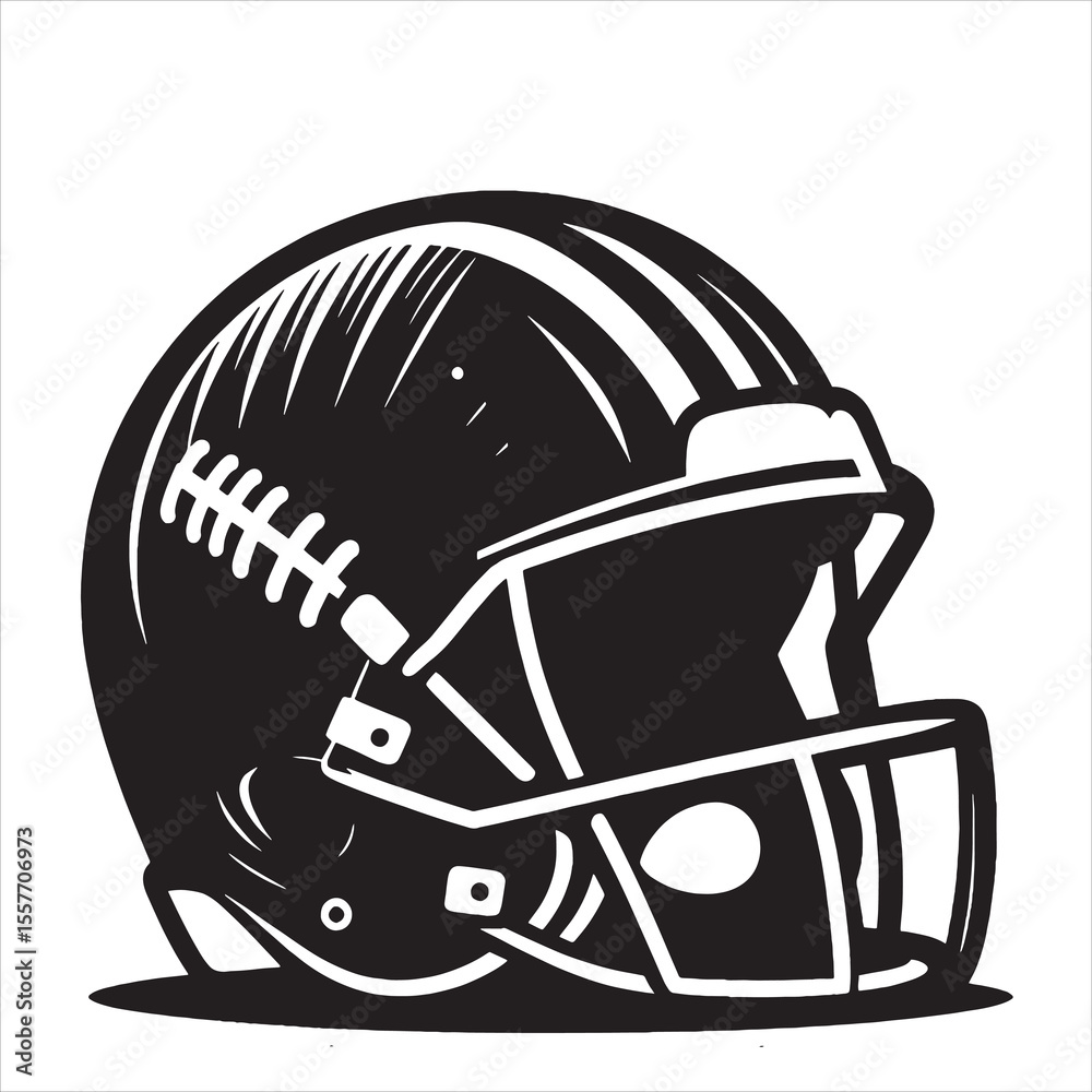 Fototapeta premium American Football Helmet