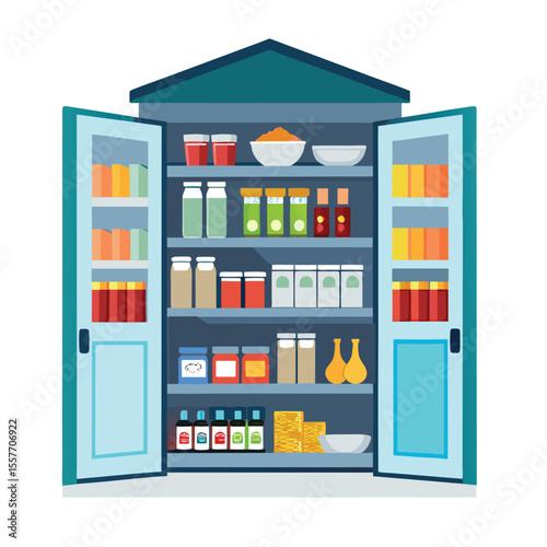 pantry-vector-icon-front-view-on-white-background