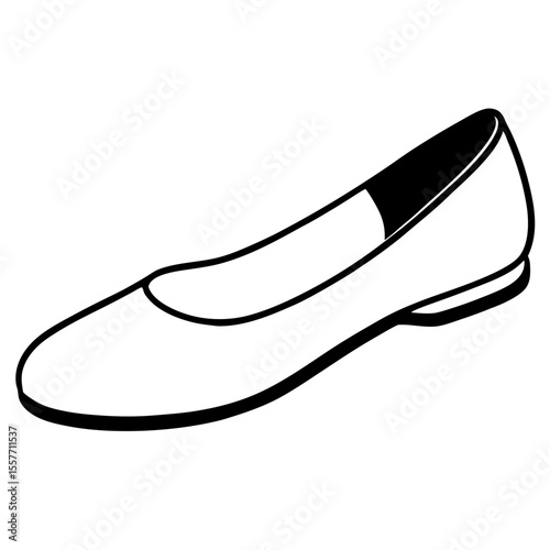 vector illustration of a shoe