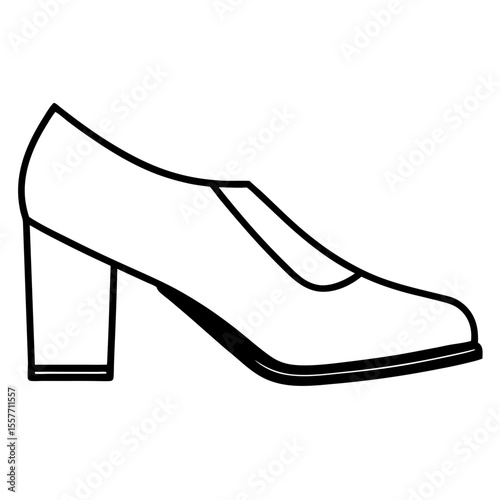 vector illustration of a shoe