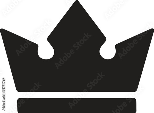 Crown icon template color editable. Crown symbol vector sign isolated on white background illustration for graphic and web design.