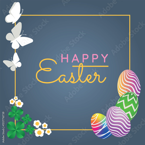 Kartka z życzeniami Happy Easter