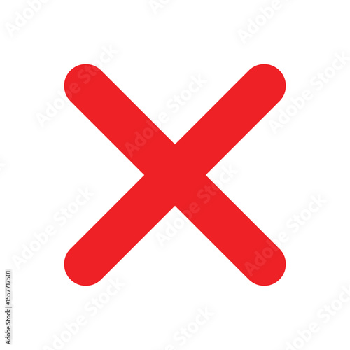 red cross mark