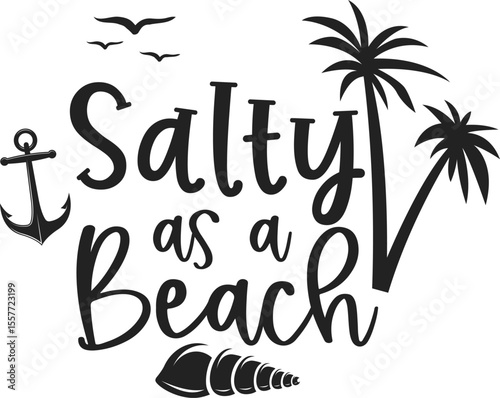 salty as a beach