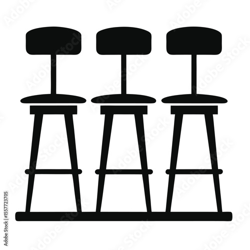 pantry-silhouette-vector-icon-front-view-on-white-background