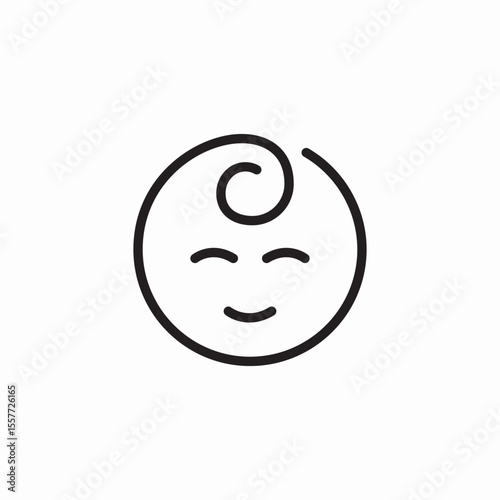 content infant icon sign vector