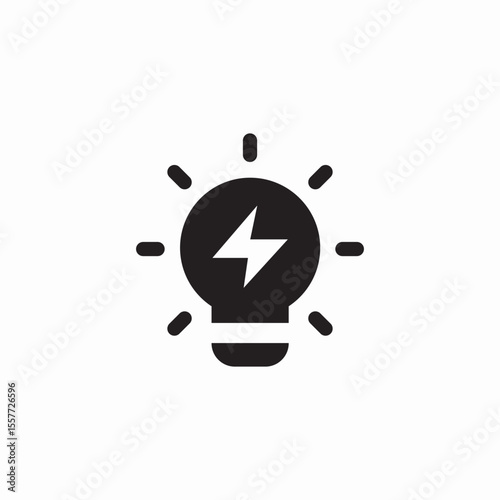 light power icon sign vector