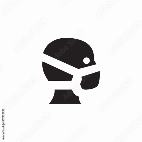 mask wear icon sign vector