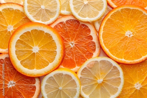 background of orange slices