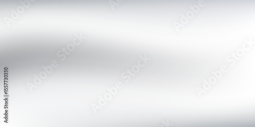 Vector aluminum grey sheet with reflection. Platinum and titanium abstract cold art