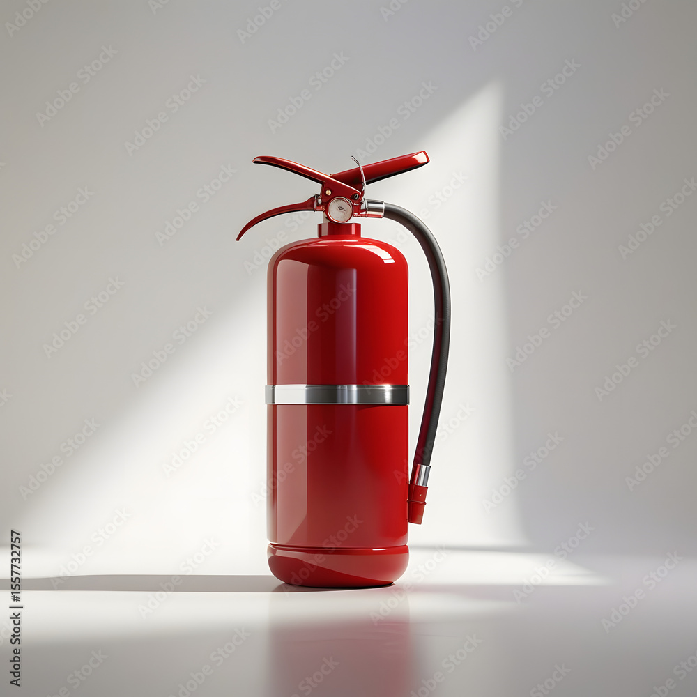 Fototapeta premium red fire extinguisher
