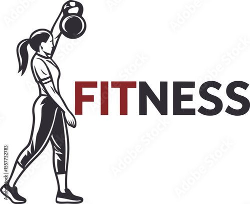 Minimalist kettle logo design for fitness brands featuring clean lines and a classic silhouette suitable for gyms trainers and health focused businesses