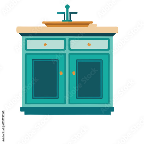 vanity-sink-cabinet-front-view-vector-icon-on-white-background