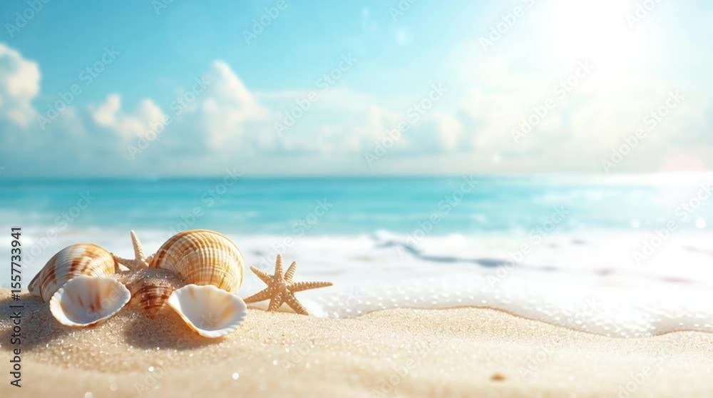sea shell on the beach