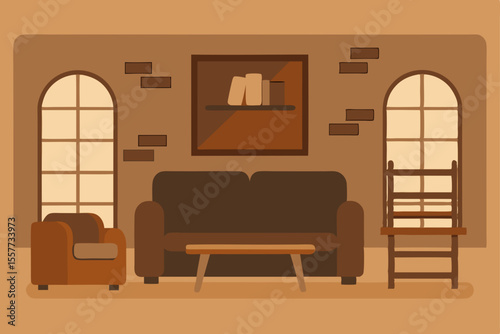 living room interior with fireplace