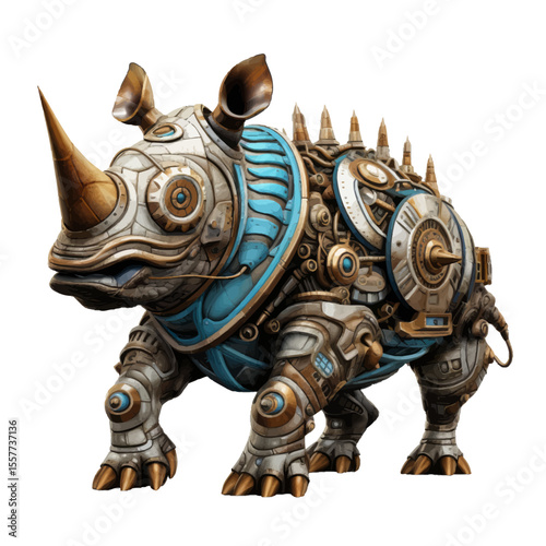 robot elephant steampunk