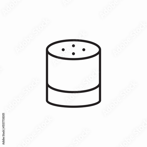 cylinder audio speaker icon sign vector