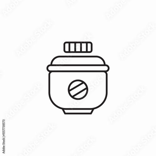 filter machine icon sign vector