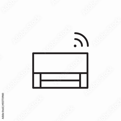 piano signal icon sign vector