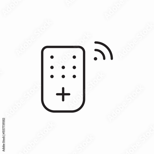 remote controller icon sign vector
