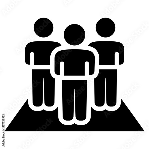 People Glyph Icon