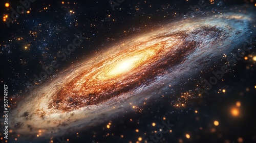 Galaxy space wallpaper hd desktop background spiral galaxy andromeda universe cosmic nebula astronomy silhouette