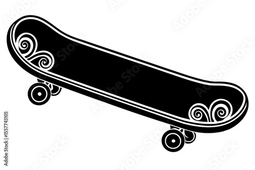 Skateboard Template Vector 
