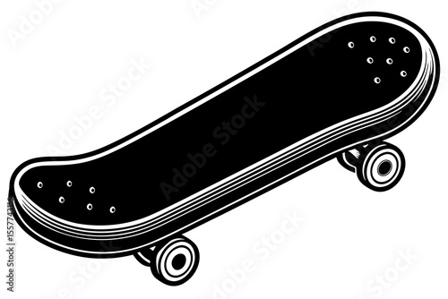 Skateboard Template Vector 