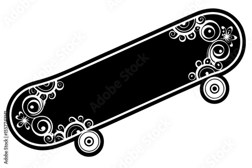 Skateboard Template Vector 