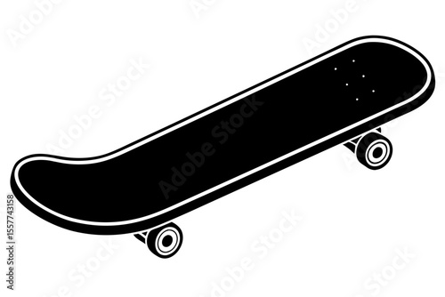 Skateboard Template Vector 