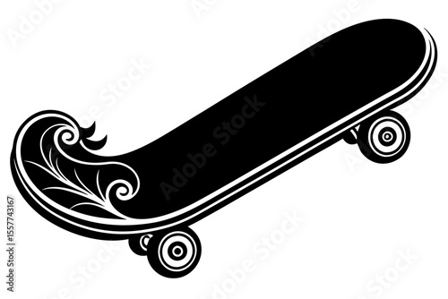 Skateboard Template Vector 