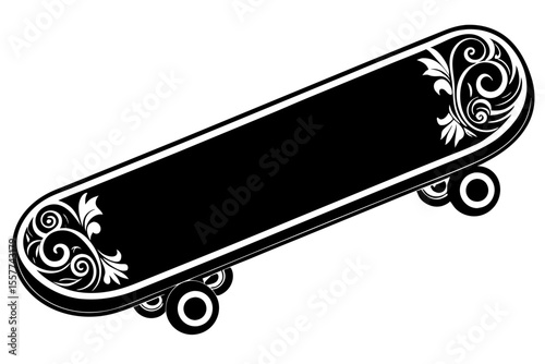 Skateboard Template Vector 