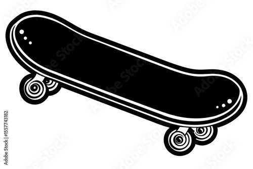 Skateboard Template Vector 