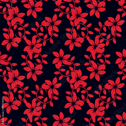 Cute feminine seamless watercolor pattern with little tiny wildflowers, hand drawn