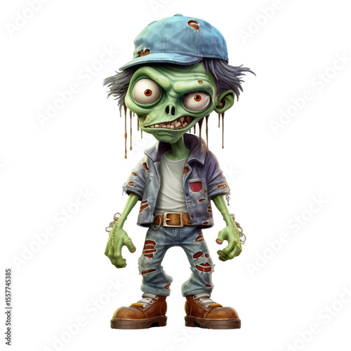funny cartoon zombie