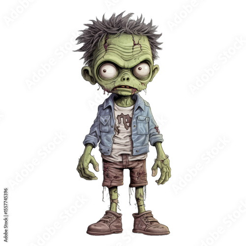funny cartoon zombie