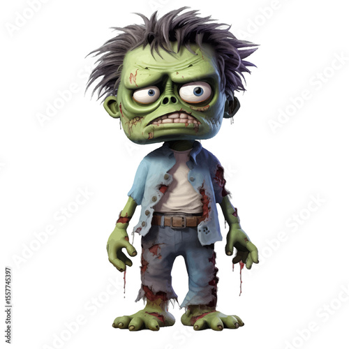 funny cartoon zombie