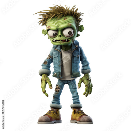funny cartoon zombie