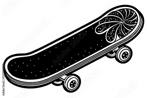 Skateboard Template Vector 